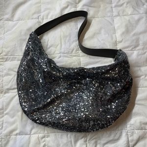 Y2K Sequined Satchel Over-the-Shoulder Bag